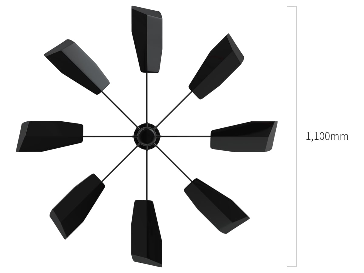 ハイブリッドファンFA1(ブラック)